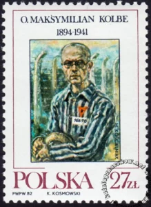 Ojciec Maksymilian Kolbe znaczek numer 2683