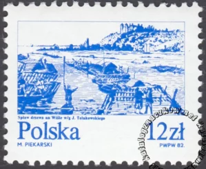 Stare miasta nad Wisłą znaczek numer 2685