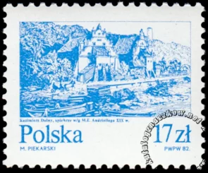 Stare miasta nad Wisłą znaczek numer 2686