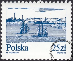 Stare miasta nad Wisłą znaczek numer 2687