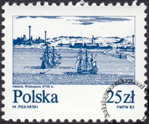 Stare miasta nad Wisłą znaczek numer 2687