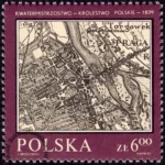 Pomniki polskiej kartografii znaczek numer 2697