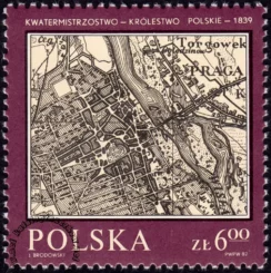 Pomniki polskiej kartografii znaczek numer 2697