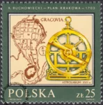 Pomniki polskiej kartografii znaczek numer 2699