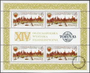 750-lecie nadania praw miejskich Toruniowi blok numer 78