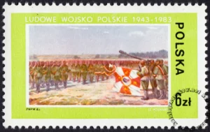40 lecie Ludowego Wojska Polskiego znaczek numer 2737