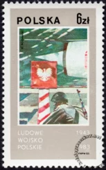 40 lecie Ludowego Wojska Polskiego znaczek numer 2738