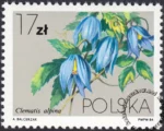 Powojniki - Clematis znaczek numer 2761