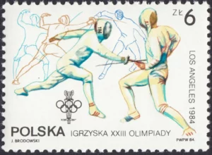 XIV ZIOl w Sarajewie i XXIII IOl w Los Angeles znaczek numer 2766