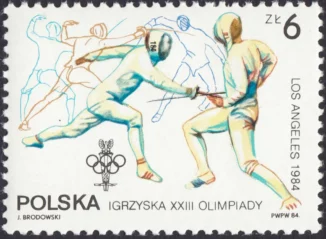 XIV ZIOl w Sarajewie i XXIII IOl w Los Angeles znaczek numer 2766