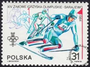 XIV ZIOl w Sarajewie i XXIII IOl w Los Angeles znaczek numer 2770