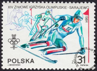 XIV ZIOl w Sarajewie i XXIII IOl w Los Angeles znaczek numer 2770