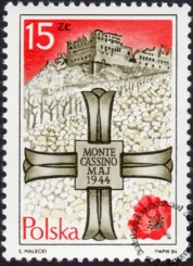 40 rocznica bitwy o Monte Cassino znaczek numer 2771