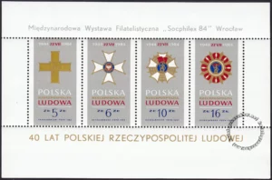 Międzynarodowa Wystawa Filatelistyczna we Wrocławiu blok numer 81
