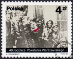 40 rocznica Powstania Warszawskiego znaczek numer 2782
