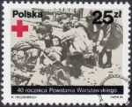 40 rocznica Powstania Warszawskiego znaczek numer 2786