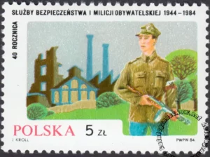 40 lecie MO i SB znaczek numer 2789