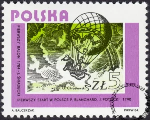 Rozwój lotnictwa polskiego znaczek numer 2791