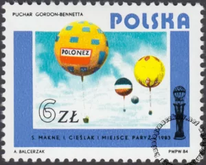 Rozwój lotnictwa polskiego znaczek numer 2793