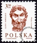 Głowy wawelskie znaczek numer 2812