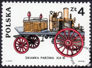 Rozwój pojazdów pożarniczych znaczek numer 2813