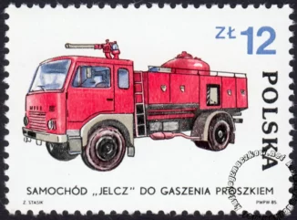 Rozwój pojazdów pożarniczych znaczek numer 2815