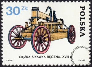 Rozwój pojazdów pożarniczych znaczek numer 2818