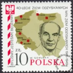 40 rocznica powrotu Ziem Zachodnich i Północy do Macierzy znaczek numer 2823