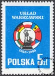 30 rocznica podpisania Układu Warszawskiego znaczek numer 2826