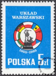 30 rocznica podpisania Układu Warszawskiego znaczek numer 2826