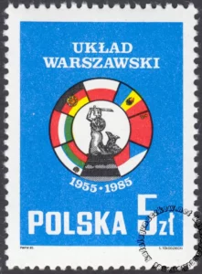 30 rocznica podpisania Układu Warszawskiego znaczek numer 2826