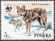 Dzikie zwierzęta chronione - wilk znaczek numer 2827