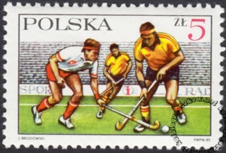 60 lecie PZ Hokeja na Trawie znaczek numer 2842