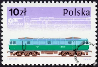 40 lecie fabryki taboru kolejowy PAFAWAG we Wrocławiu znaczek numer 2846