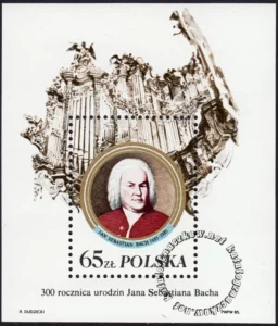 300 rocznica urodzin Jana Sebastiana Bacha blok numer 83II