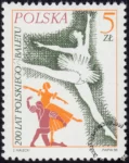 200 lat polskiego baletu znaczek numer 2857