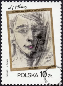 100 rocznica urodzin Stanisława Ignacego Witkiewicza znaczek numer 2860