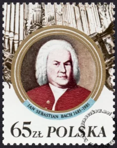 300 rocznica urodzin Jana Sebastiana Bacha znaczek numer 2864