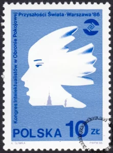 Kongres Intelektualistów w Warszawie znaczek numer 2865