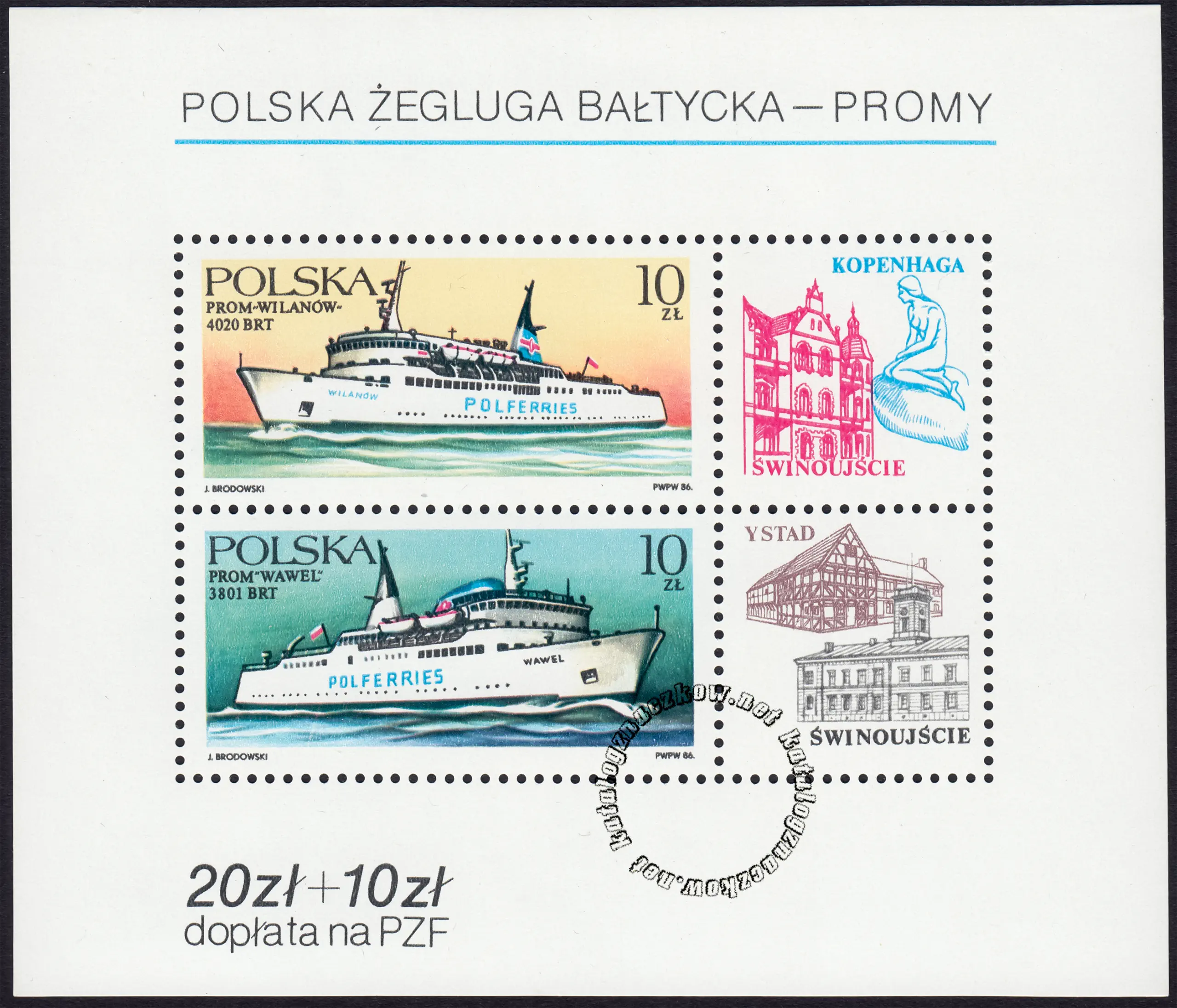 Polska Żegluga Bałtycka - promy blok numer 84