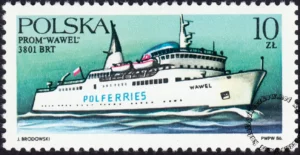 Polska Żegluga Bałtycka - promy znaczek numer 2882