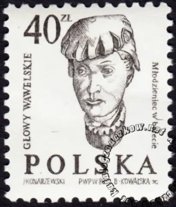 Głowy wawelskie znaczek numer 2889