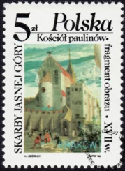 Skarby Jasnej Góry znaczek numer 2890