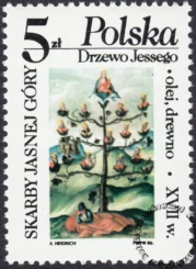 Skarby Jasnej Góry znaczek numer 2891