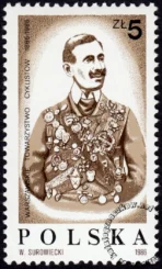 100 lecie Warszawskiego Towarzystwa Cyklistów znaczek numer 2922