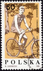 100 lecie Warszawskiego Towarzystwa Cyklistów znaczek numer 2926