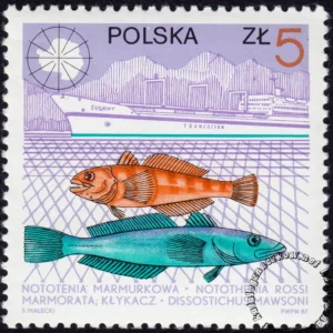 10 lecie Polskiej Stacji Arktycznej im. H. Arctowskiego znaczek numer 2929