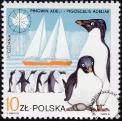 10 lecie Polskiej Stacji Arktycznej im. H. Arctowskiego znaczek numer 2931