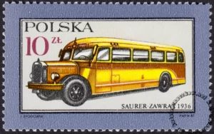 Dawne polskie samochody i motocykle znaczek numer 2945