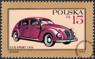 Dawne polskie samochody i motocykle znaczek numer 2946